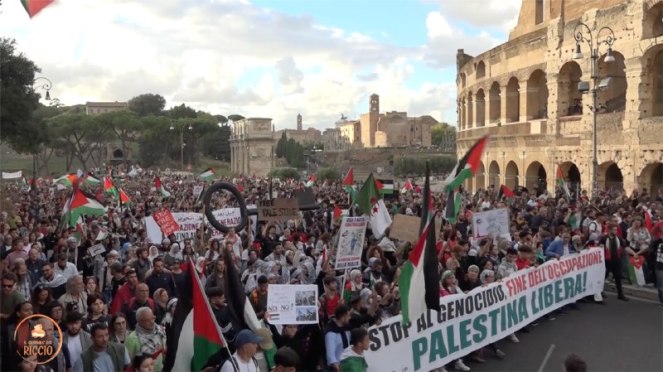 Manifestazione nazionale per la Palestina, Roma 28 Ottobre 2023. Report e interviste.