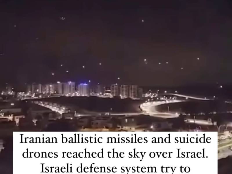 Missili e droni su Israele, la risposta iraniana all’attacco di Damasco.
